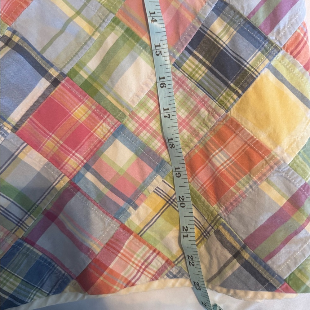 Vintage Brooks Brothers Multicolor Patchwork Madras Skirt - Picture 2 of 4
